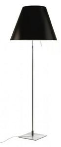 Lampada da terra Luceplan, dimmerabile, Nero, Soggiorno, Alluminio