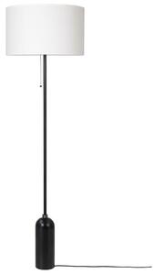 Lampada da terra GUBI, dimmerabile, Nero, Soggiorno, Marmo