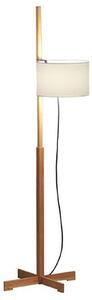 Lampada da terra Santa & Cole, dimmerabile, Beige, Soggiorno, Legno