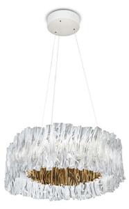 Lampada a sospensione Slamp, dimmerabile, Dorato / Ottone, Soggiorno, Plastica