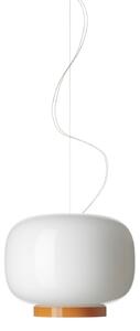 Lampada a sospensione Foscarini, dimmerabile, Arancione, Soggiorno, Vetro