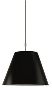 Lampada a sospensione Luceplan, Nero, Sala da pranzo, Alluminio