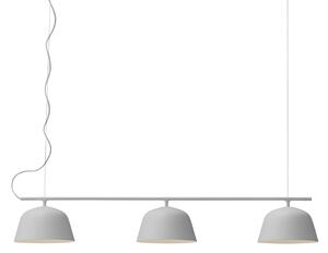 Lampada a sospensione Muuto, Grigio, Sala da pranzo, Alluminio