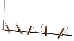 Lampada a sospensione LIGHT-POINT, Dorato / Ottone, Soggiorno, Alluminio