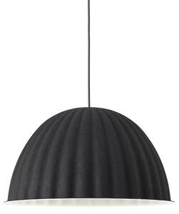 Lampada a sospensione Muuto, dimmerabile, Nero, Sala da pranzo, Tessuto / Tessile