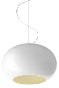 Lampada a sospensione Foscarini, Bianco, Sala da pranzo, Vetro