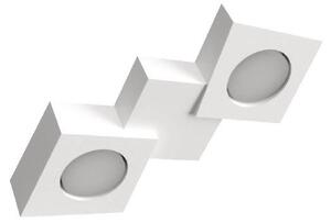Plafoniera gesso lampadari bartalini gnikcolb 2 plap13 gx53 led verniciabile - Lampadari Bartalini Gesso
