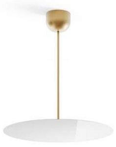 Plafoniera Luceplan, Dorato / Ottone, Soggiorno, Alluminio