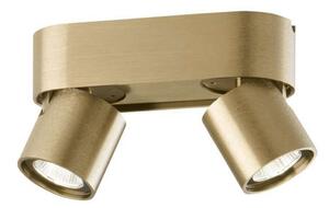 Plafoniera LIGHT-POINT, dimmerabile, Dorato / Ottone, Soggiorno, Alluminio