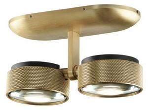 Plafoniera LIGHT-POINT, dimmerabile, Dorato / Ottone, Soggiorno, Alluminio