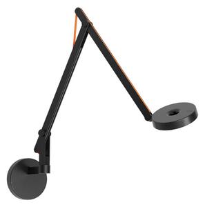 Applique da parete Rotaliana, Nero, Soggiorno, Alluminio