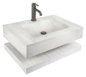 Lavabo sospeso con mensola Rea Apollo Muralto Roma 80