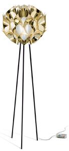 Lampada da terra Slamp, FLORA, dimmerabile, Dorato / Ottone, Soggiorno, Plastica, Design