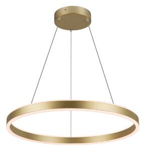 Lampada a sospensione SLV, One 60, dimmerabile, Dorato / Ottone, Soggiorno, Metallo, Moderno