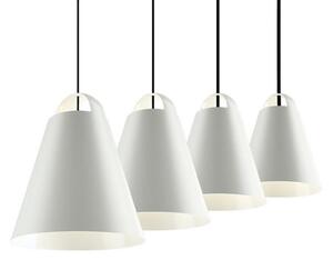 Lampada a sospensione Louis Poulsen, Above, dimmerabile, Bianco, Soggiorno, Metallo, Design