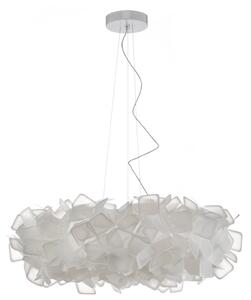 Lampada a sospensione Slamp, Clizia, dimmerabile, Bianco, Soggiorno, Plastica, Design
