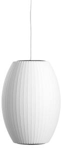Lampada a sospensione HAY, Nelson Cigar Bubble, dimmerabile, Bianco, Soggiorno, Plastica, Design