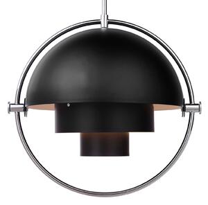 Lampada a sospensione GUBI, Multi-Lite, dimmerabile, Nero, Soggiorno, Metallo, Design