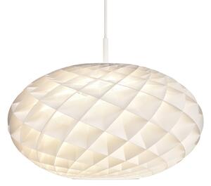 Lampada a sospensione Louis Poulsen, Patera Oval, dimmerabile, Bianco, Soggiorno, Plastica, Design