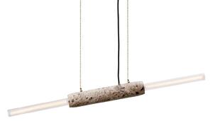 Lampada a sospensione DESIGN BY US, Limbo, dimmerabile, Marrone / Ruggine, Sala da pranzo, Marmo, Design
