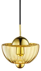 Lampada a sospensione DESIGN BY US, Lotus, dimmerabile, Arancione, Soggiorno, Vetro, Design