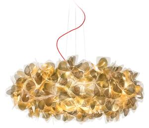 Lampada a sospensione Slamp, Clizia Mama Non Mama, dimmerabile, Dorato / Ottone, Soggiorno, Plastica, Design