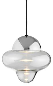 Lampada a sospensione DESIGN BY US, Nutty, dimmerabile, Trasparente, Soggiorno, Vetro, Design