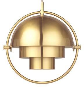 Lampada a sospensione GUBI, Multi-Lite, dimmerabile, Dorato / Ottone, Soggiorno, Metallo, Design