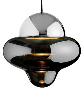Lampada a sospensione DESIGN BY US, Nutty XL, dimmerabile, Grigio, Soggiorno, Vetro, Design