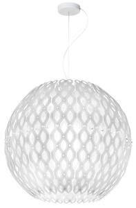 Lampada a sospensione Slamp, Charlotte, dimmerabile, Bianco, Soggiorno, Plastica, Design