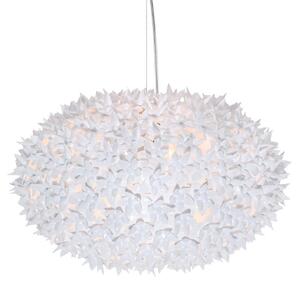 Lampada a sospensione Kartell, Bloom S1, Bianco, Soggiorno, Plastica, Design