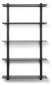 GEJST - Nivo Shelf Large E Nero Albero di Frassino/Nero