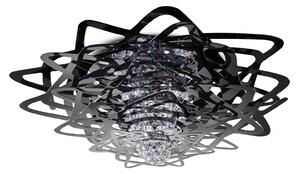 Plafoniera Slamp, Aurora, dimmerabile, Nero, Soggiorno, Plastica, Design