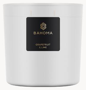 Candela profumata fatta a mano a tre stoppini Grapefruit & Lime (pompelmo, lime, gardenia & patchouli)
