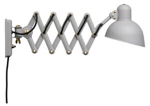 Applique da parete FRITZ HANSEN, Kaiser idell 6718-W, dimmerabile, Grigio, Soggiorno, Metallo, Design