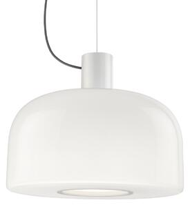 Lampada a sospensione FLOS, Bellhop Glass S2, dimmerabile, Bianco, Soggiorno, Vetro