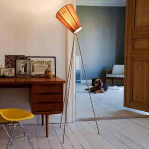 Lampada da terra Northern, Oslo Wood, dimmerabile, Beige, Soggiorno, Tessuto / Tessile, Design
