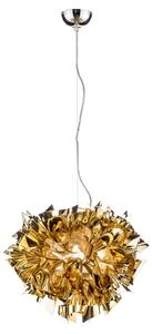 Lampada a sospensione Slamp, VELI, dimmerabile, Dorato / Ottone, Soggiorno, Plastica, Design
