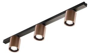 Plafoniera LIGHT-POINT, dimmerabile, Bronzo / Ottone anticato, Soggiorno, Alluminio