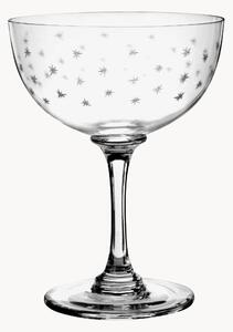Set di 2 coppe champagne in cristallo soffiato Stars