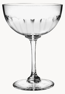 Set di 2 coppe da champagne in cristallo soffiato Lens