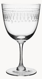 Set di 2 bicchieri da vino in cristallo soffiato Ovals