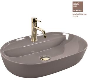 Lavabo da appoggio REA Aura 61 Beige Shiny