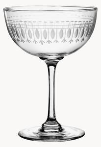 Set di 2 coppe da champagne in cristallo soffiato Ovals