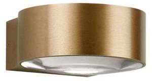 Applique da parete LIGHT-POINT, dimmerabile, Dorato / Ottone, Soggiorno, Alluminio