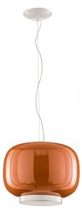 Lampada a sospensione Foscarini, Chouchin 1, dimmerabile, Arancione, Cucina, Vetro, Design