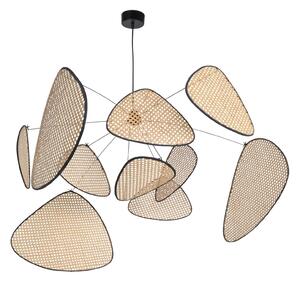 Lampada a sospensione MARKET SET, Screen XL, dimmerabile, Legno, Soggiorno, Legno, Design