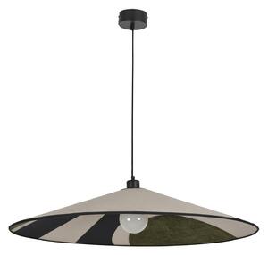 Lampada a sospensione MARKET SET, Sonia Laudet, dimmerabile, Marrone / Ruggine, Soggiorno, Tessuto / Tessile, Design