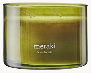Candela profumata a tre stoppini Lavender Rain (geranio, eucalipto, patchouli)