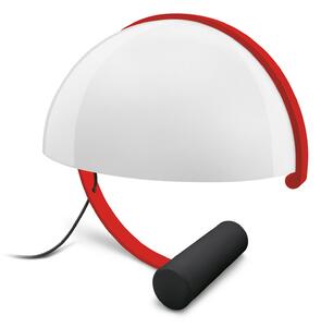 Lampade da tavolo Stilnovo, Meta, dimmerabile, Rosso, Soggiorno, Metallo, Design